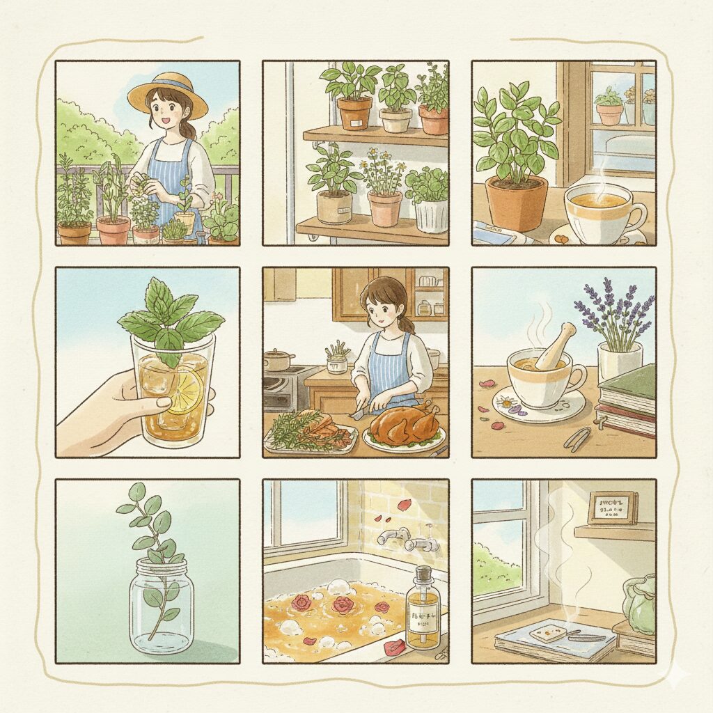 自給自足で「ハーブ」を育てよう！生活に役立つハーブの種類と使い方